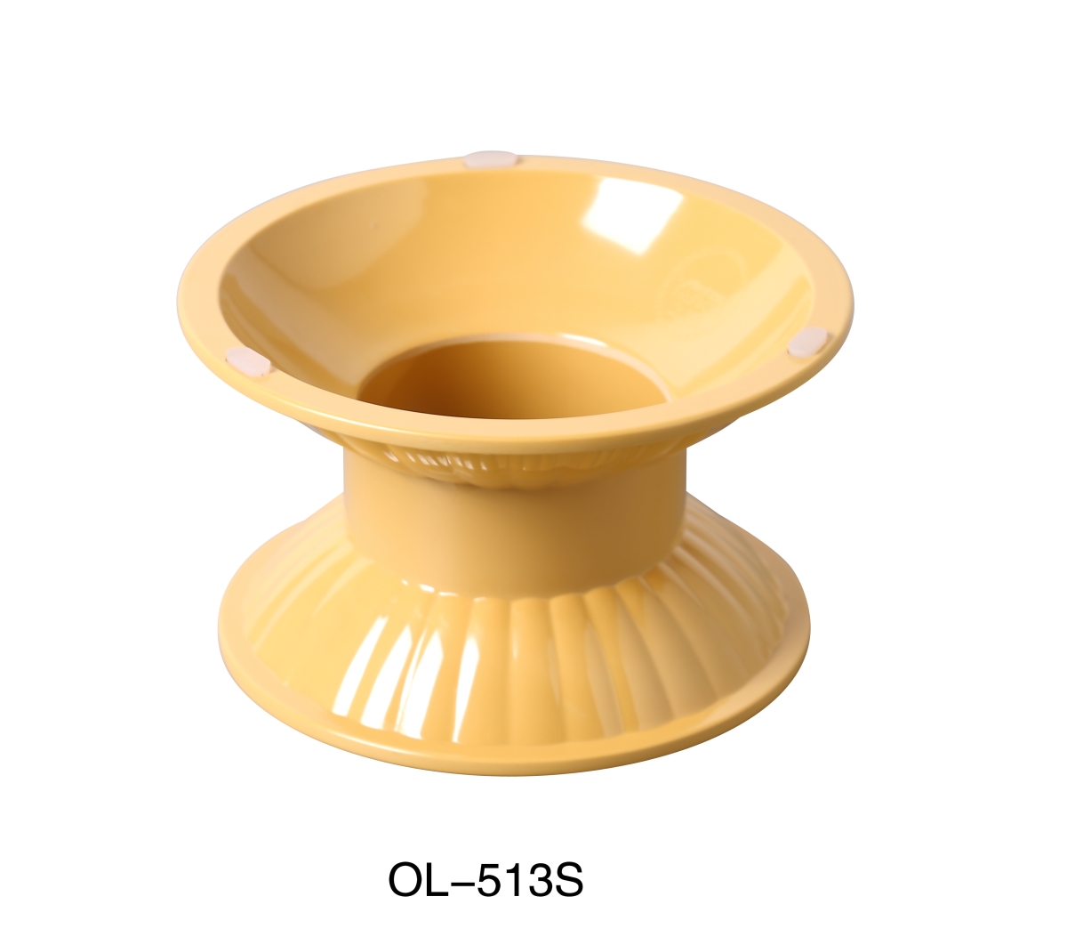 2.75 x 8.5 in. Olive Melamine Display Stand with Rubber Feet - Pack of 4