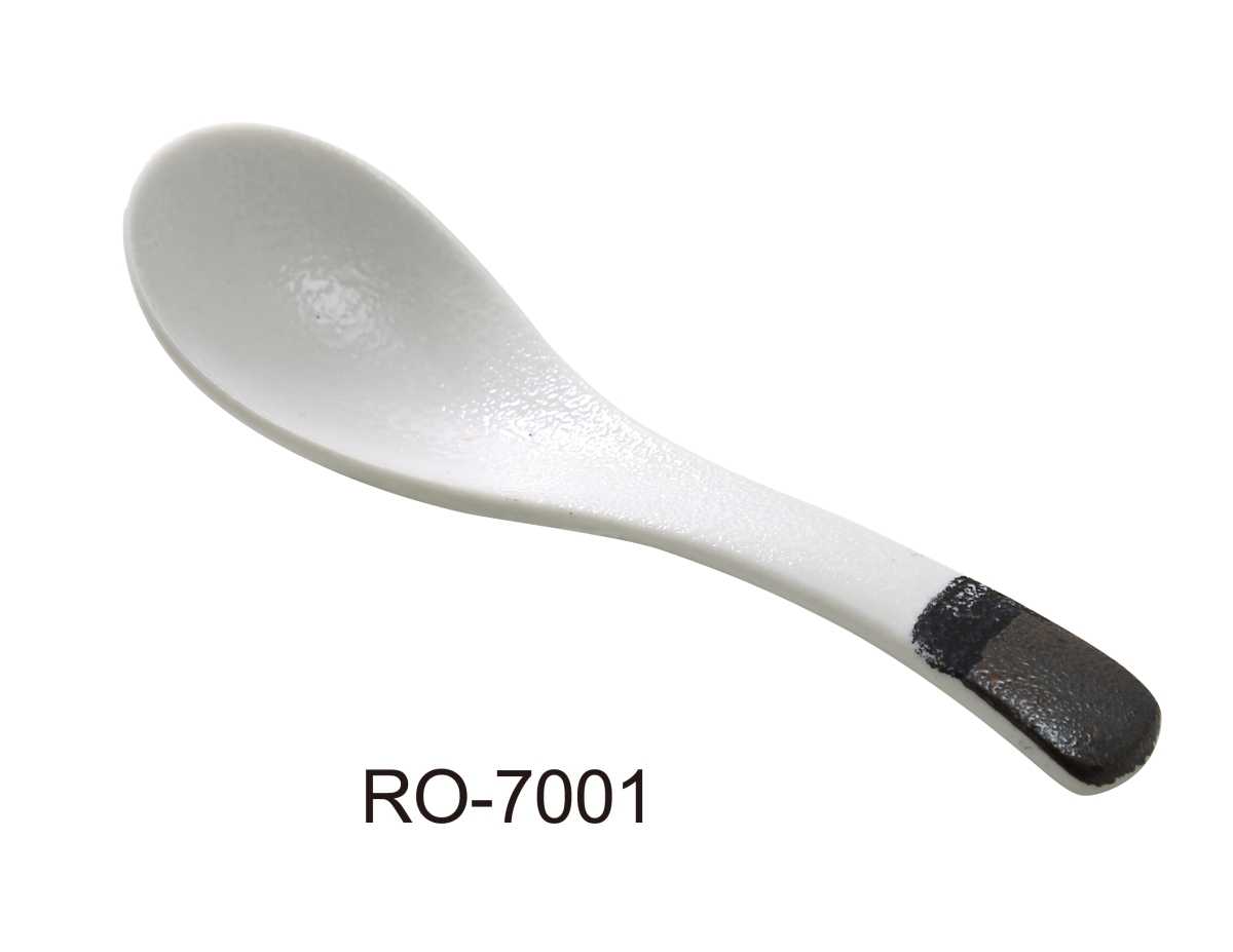 Picture of Yanco RO-7001 5.5 x 1.75 x 5.5 in. Rockeye China Two-Tone Spoon - Pack of 72