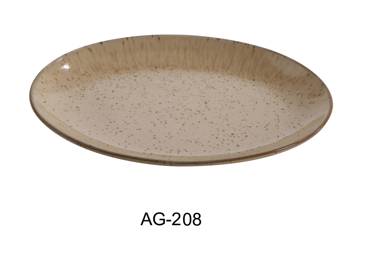 Picture of Yanco AG-208 8 x 5.5 in. Porcelain Coupe Platter - Pack of 24