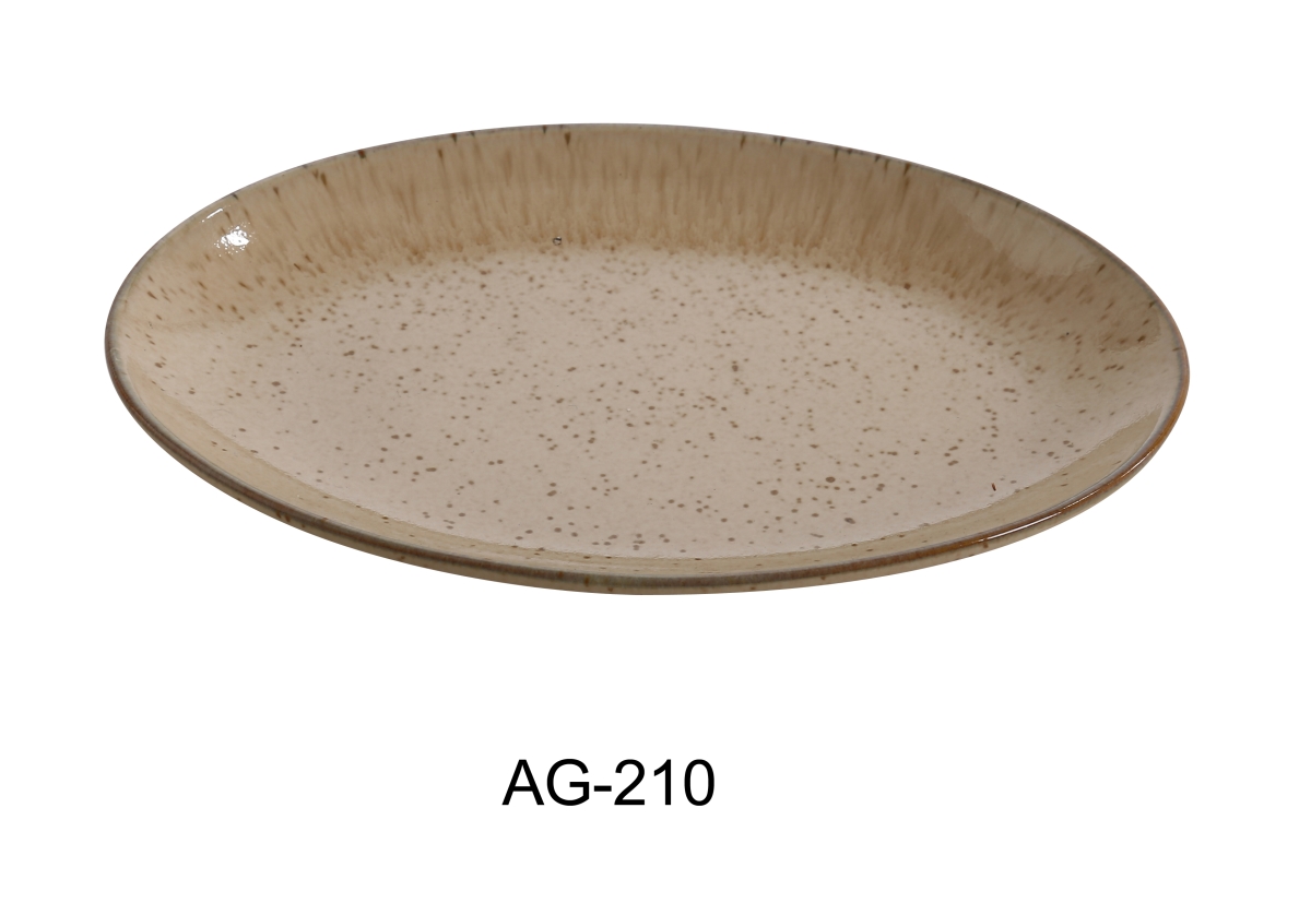 Picture of Yanco AG-210 10 x 7 in. Porcelain Coupe Platter - Pack of 24