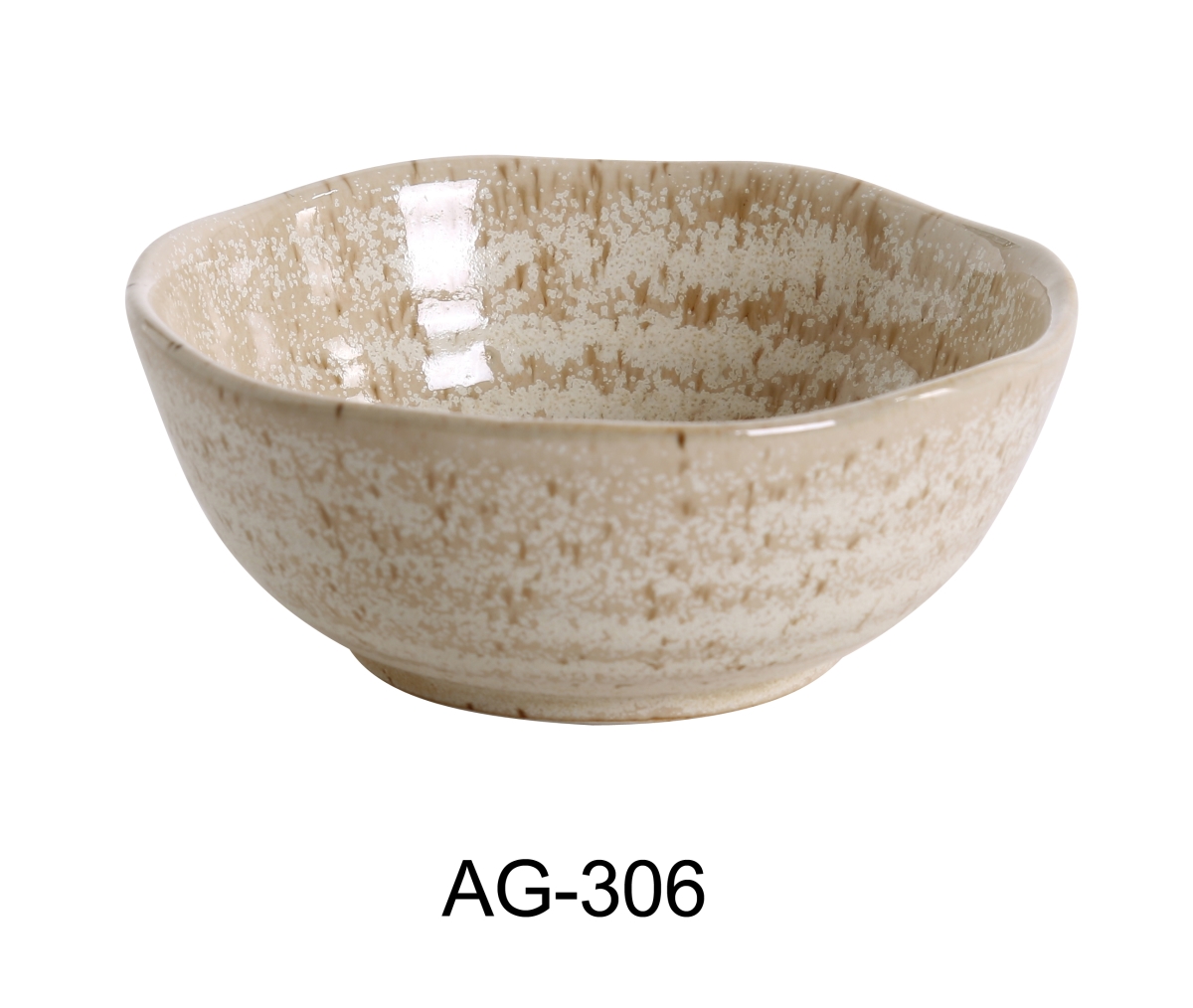 Picture of Yanco AG-306 5.5 x 2.25 in. Porcelain Nappie Bowl - 14 oz - Pack of 36