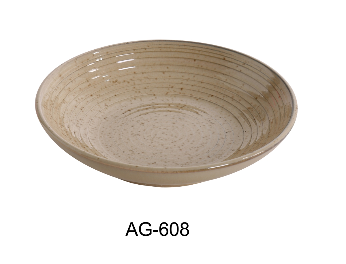 Picture of Yanco AG-608 8 x 1.5 in. Porcelain Soup Bowl - 20 oz - Pack of 24