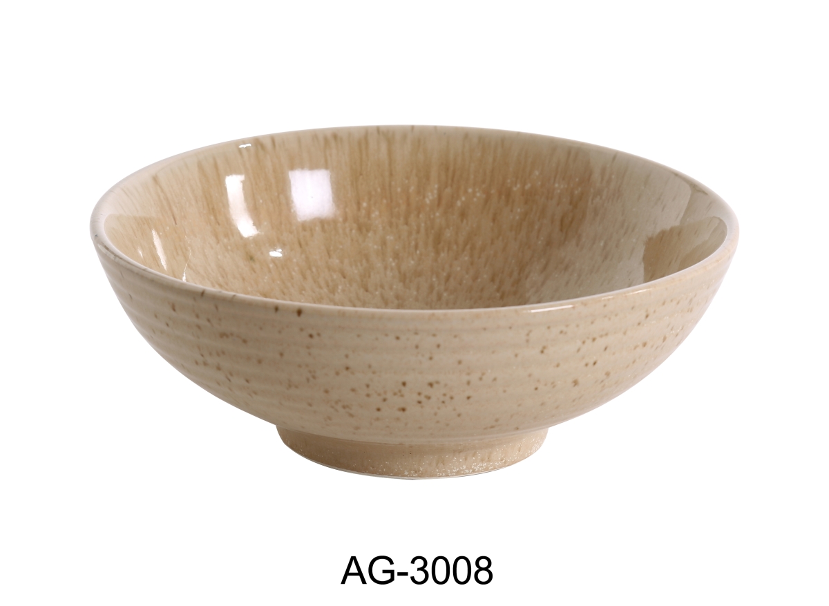 Picture of Yanco AG-3008 8 x 3 in. Porcelain Noodle Bowl - 36 oz - Pack of 12