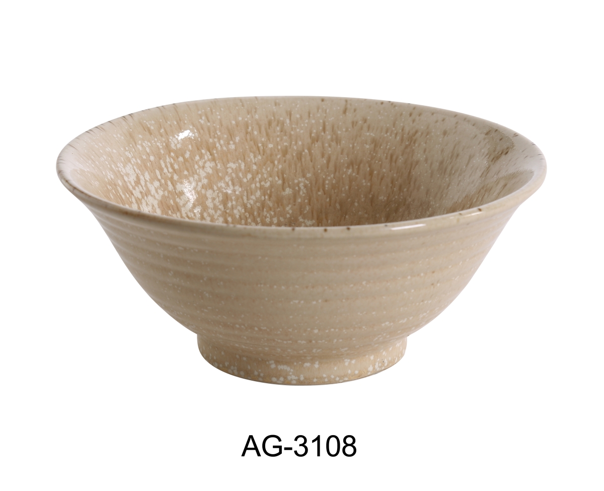 Picture of Yanco AG-3108 8.5 x 3.5 in. Porcelain Noodle Bowl - 45 oz - Pack of 12