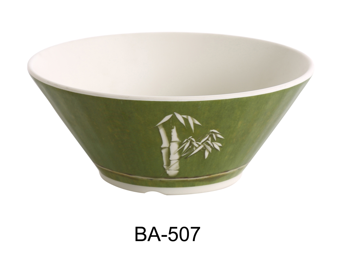 Picture of Yanco BA-507 7 in. Bamboo Style Melamine Salad Bowl - 32 oz - Pack of 24
