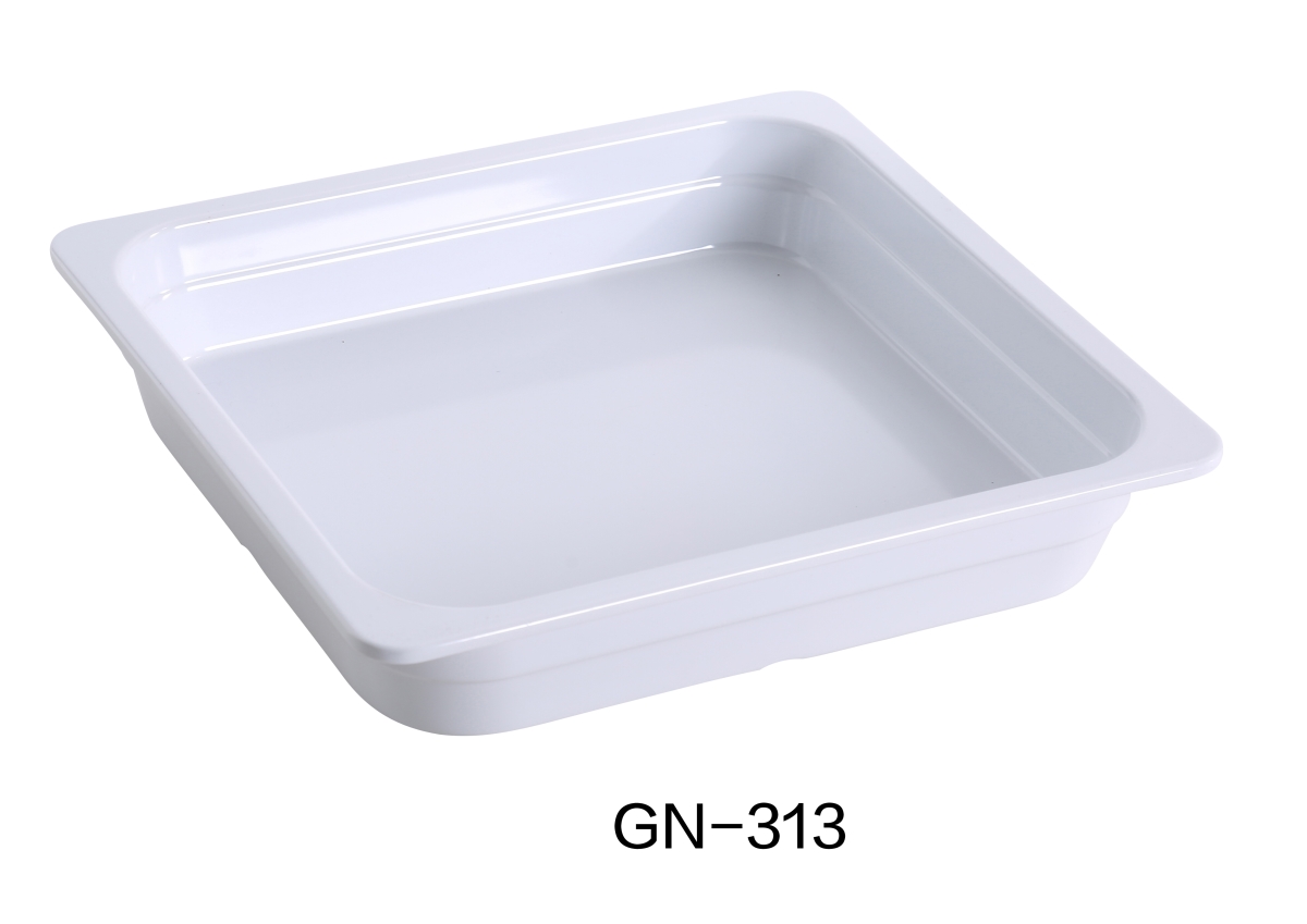 Picture of Yanco GN-313 2.5 x 12.75 x 14 in. Melamine Gastronorm Pan, White - 4.4 ltr - Pack of 6
