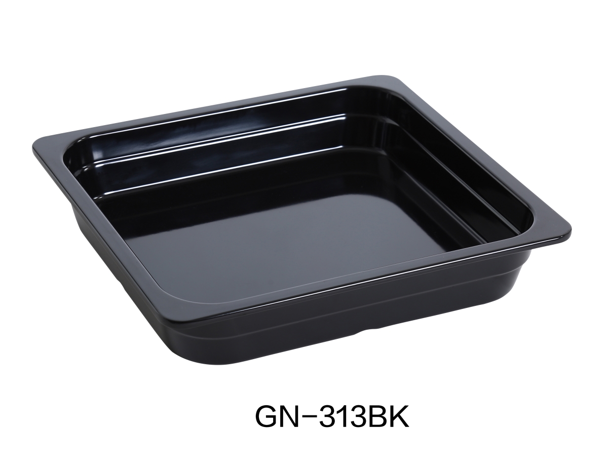 Picture of Yanco GN-313BK 2.5 x 12.75 x 14 in. Melamine Gastronorm Pan, Black - 4.4 ltr - Pack of 6