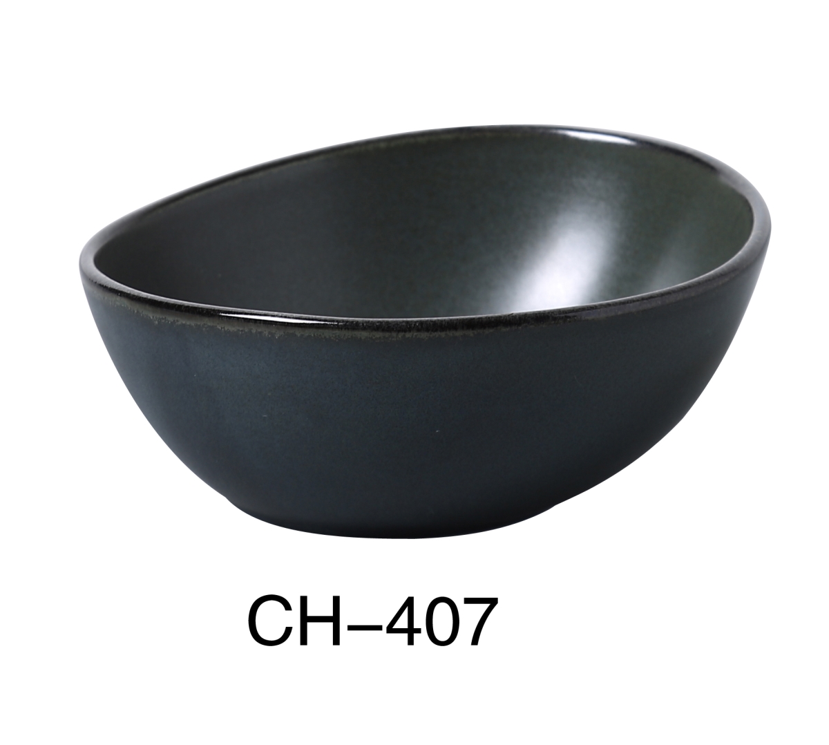 Picture of Yanco CH-407 2.5 x 7.5 in. Champs Porcelain Salad Bowl, Matte Glaze - 20 oz - Pack of 24