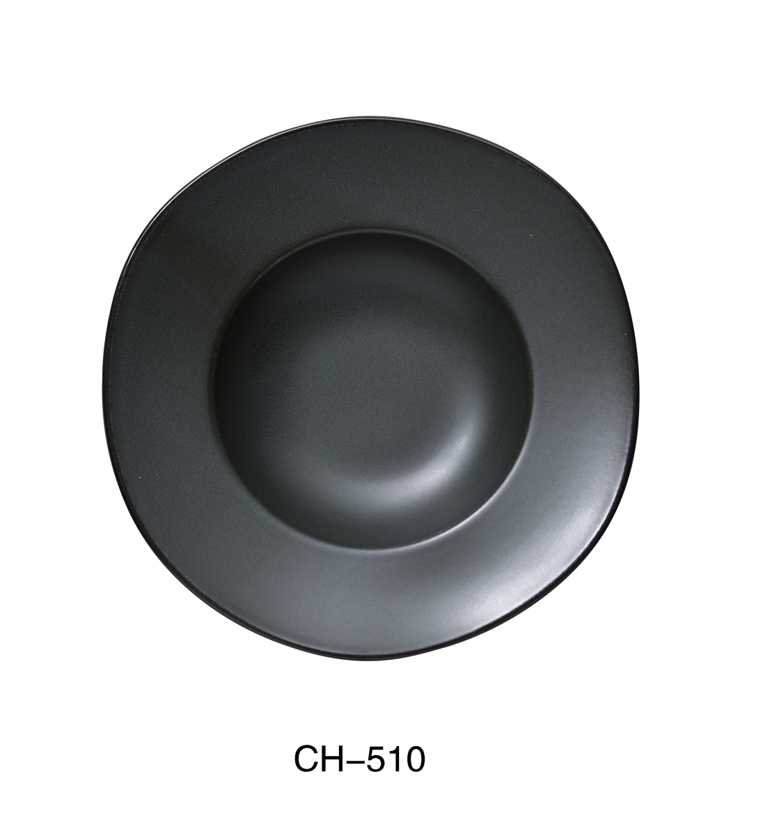 Picture of Yanco CH-510 1.75 x 10.75 in. Champs Porcelain Pasta Plate, Matte Glaze - 12 oz - Pack of 12