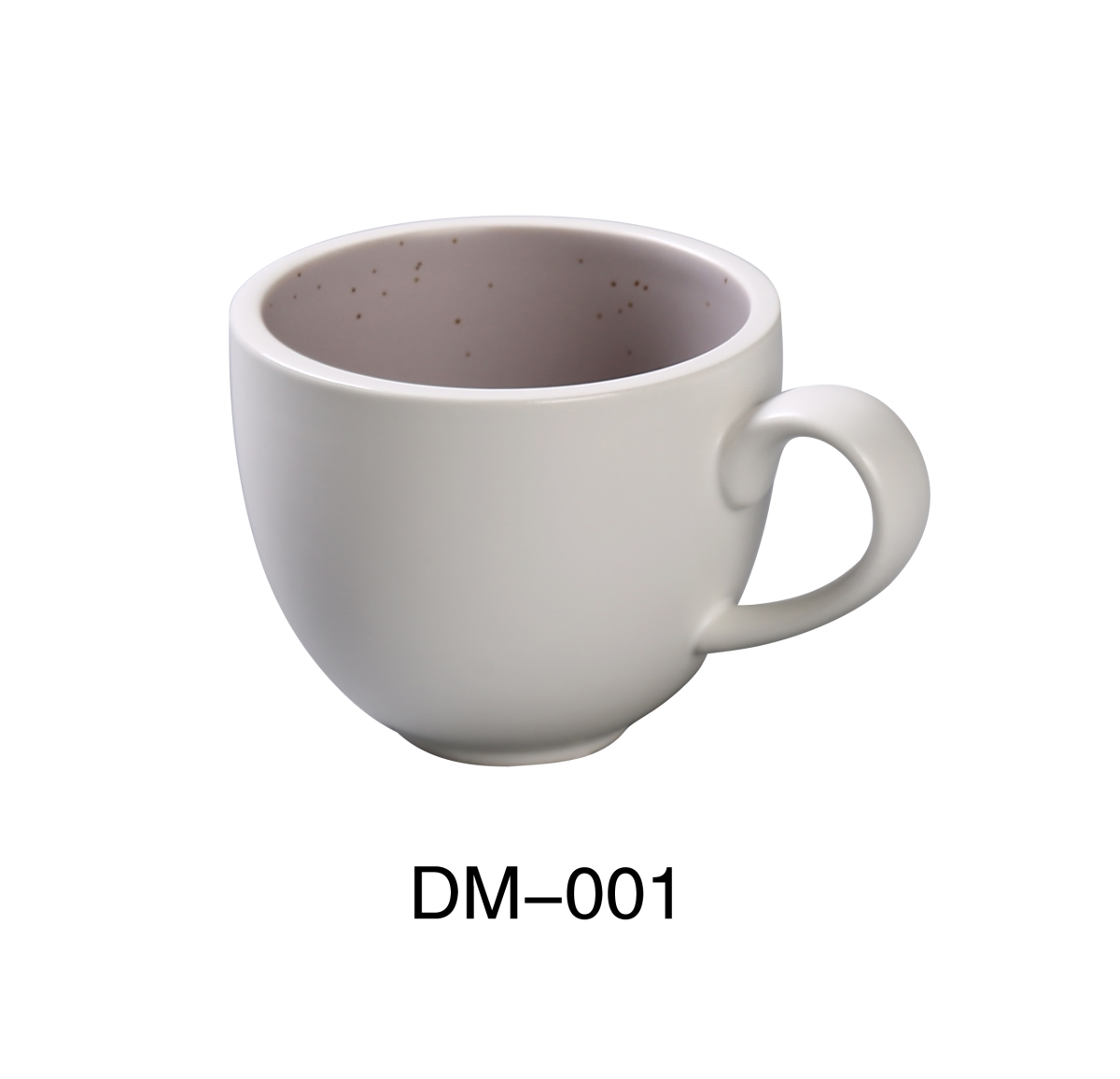 Picture of Yanco DM-001 2.75 x 3 in. Denmark Porcelain Coffee Cup, Matte Glaze - 7 oz - Pack of 36