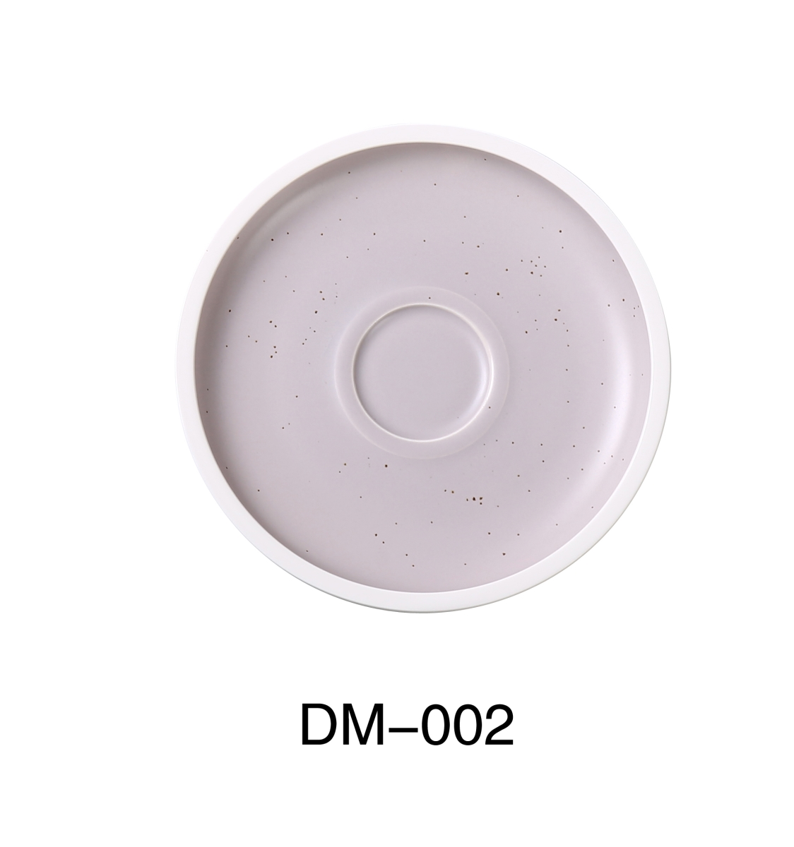 Picture of Yanco DM-002 5 x 5.5 in. Denmark Porcelain Saucer, Matte Glaze - Pack of 36