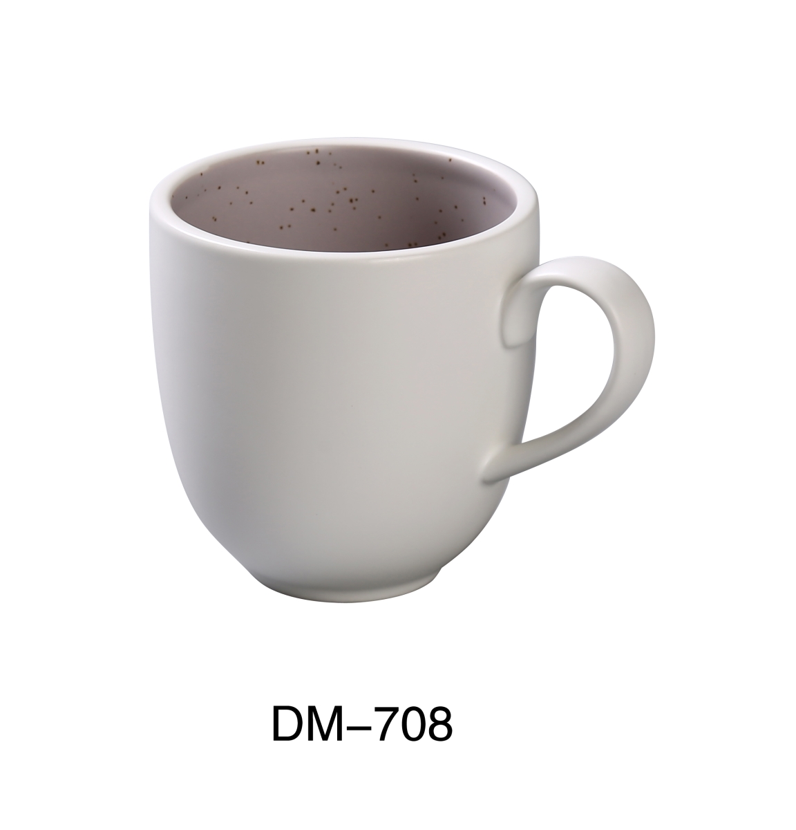 Picture of Yanco DM-708 3.5 x 3.5 in. Porcelain Denmark Mug, Matte Glaze - 8 oz - Pack of 36