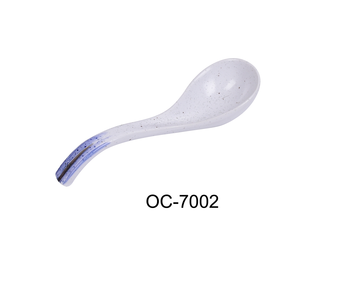 Picture of Yanco OC-7002 6.5 in. Ocean Porcelain Spoon - Pack of 72