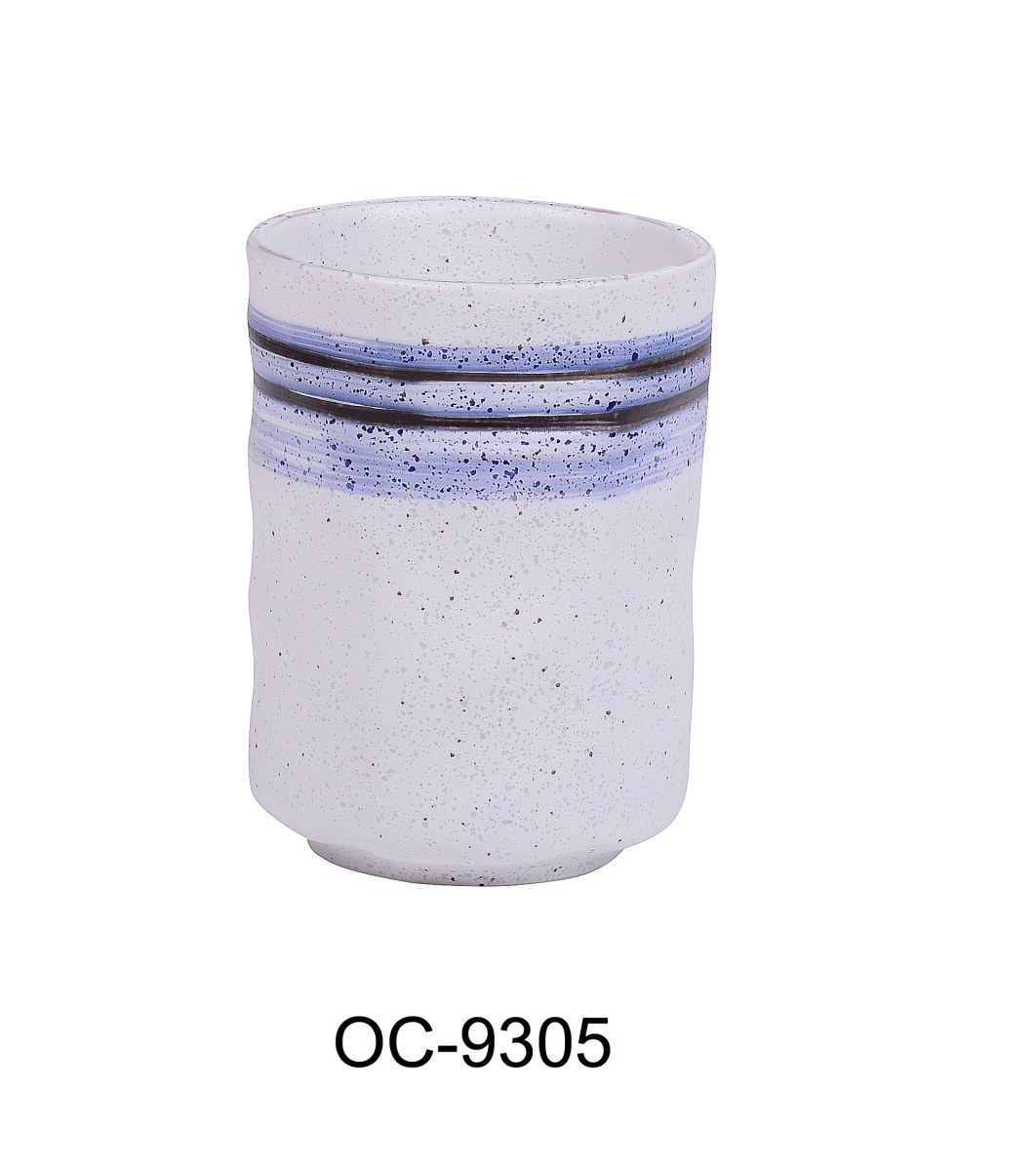 Picture of Yanco OC-9305 4 x 3 in. Ocean Porcelain Tea Cup - 9 oz - Pack of 36