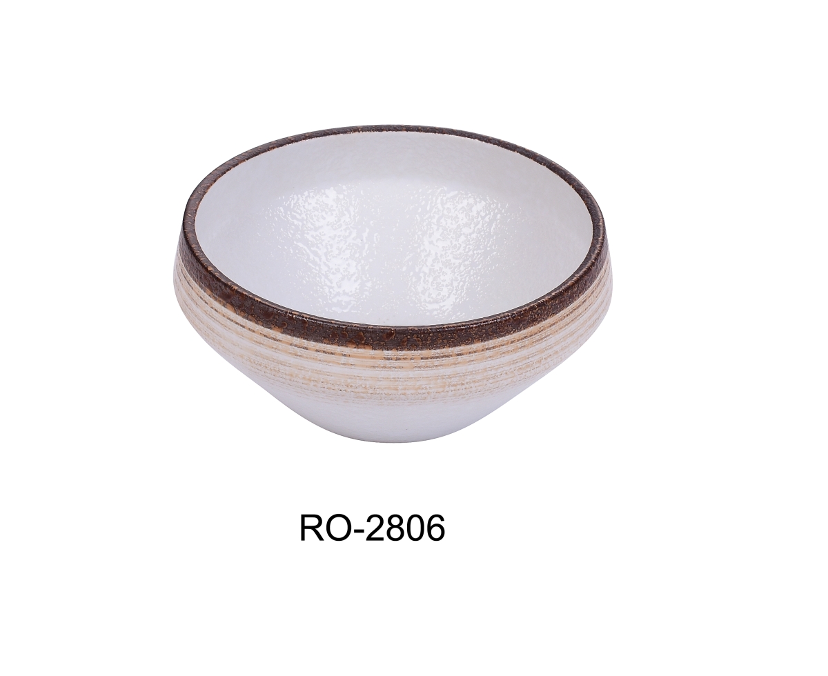 Picture of Yanco RO-2806 6.75 x 3.25 in. Rockeye-2 Porcelain Two-Tone Fusion Bowl - 30 oz - Pack of 12