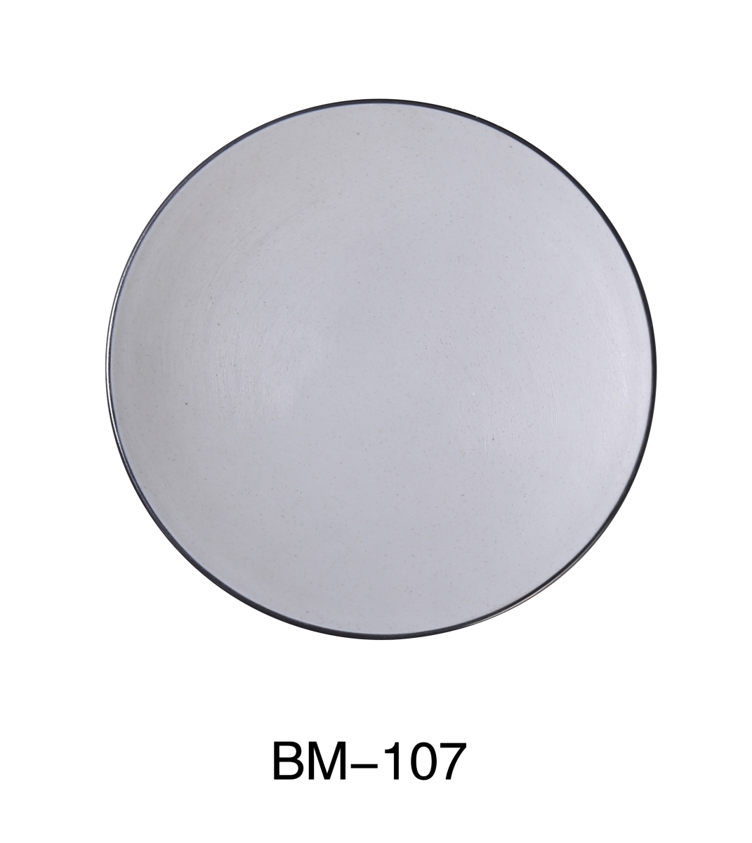 Picture of Yanco BM-107 7.5 in. Birmingham Melamine Scratch Resistant Round Plate - Pack of 48