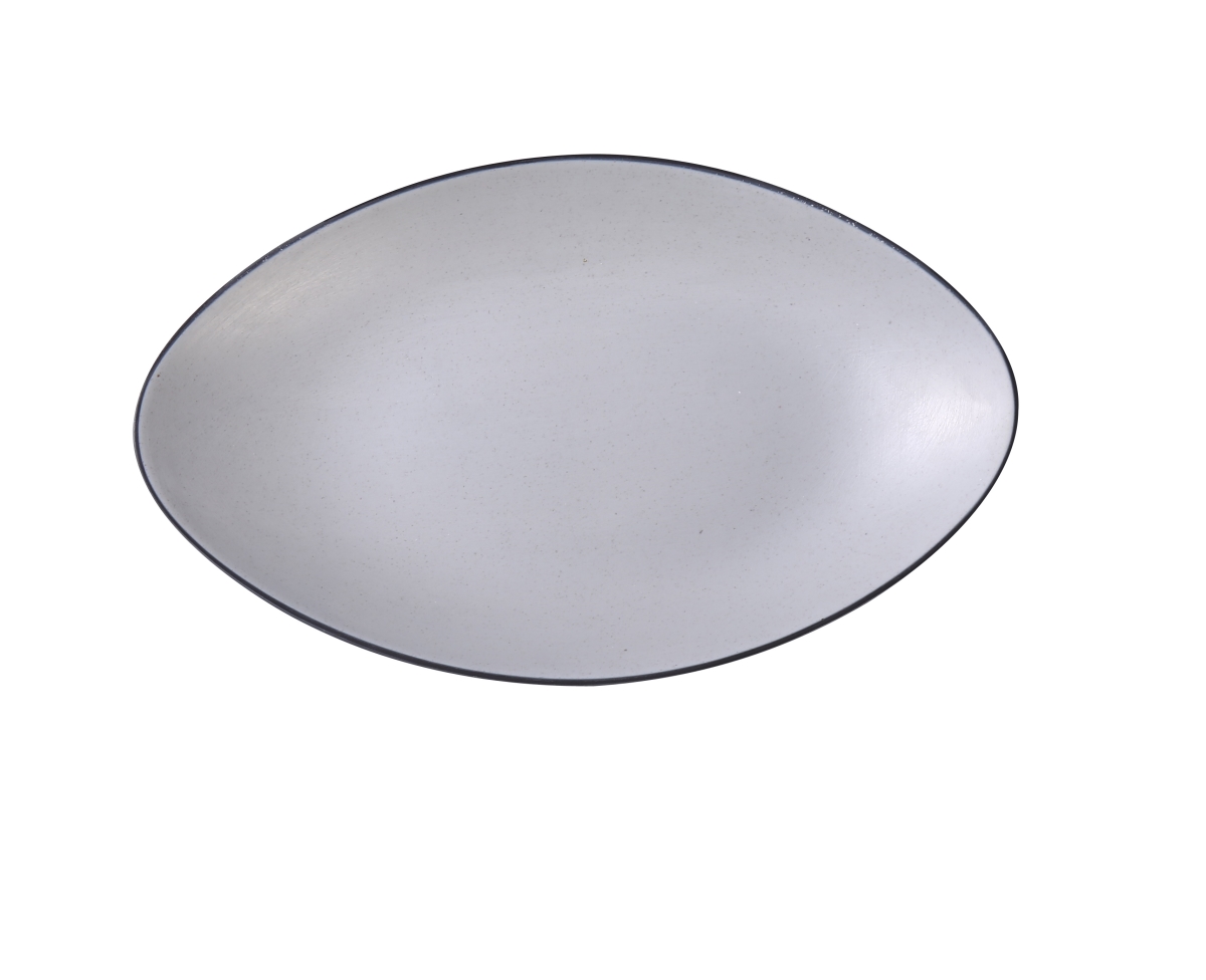 Picture of Yanco BM-211 11.5 x 7 x 1.25 in. Birmingham Melamine Scratch Resistant Oval Plate - Pack of 12