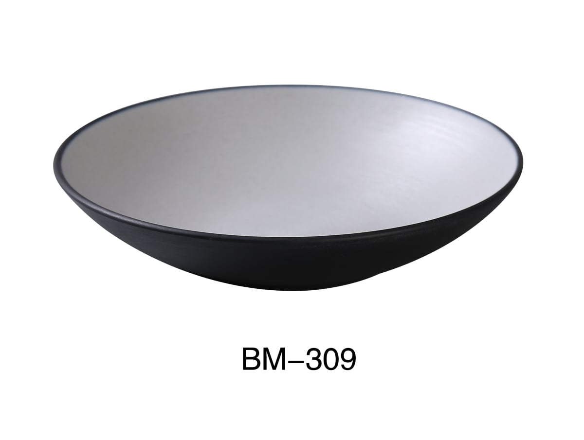Picture of Yanco BM-309 9.5 x 2.5 in. Birmingham Melamine Scratch Resistant Salad & Pasta Bowl - 30 oz - Pack of 24