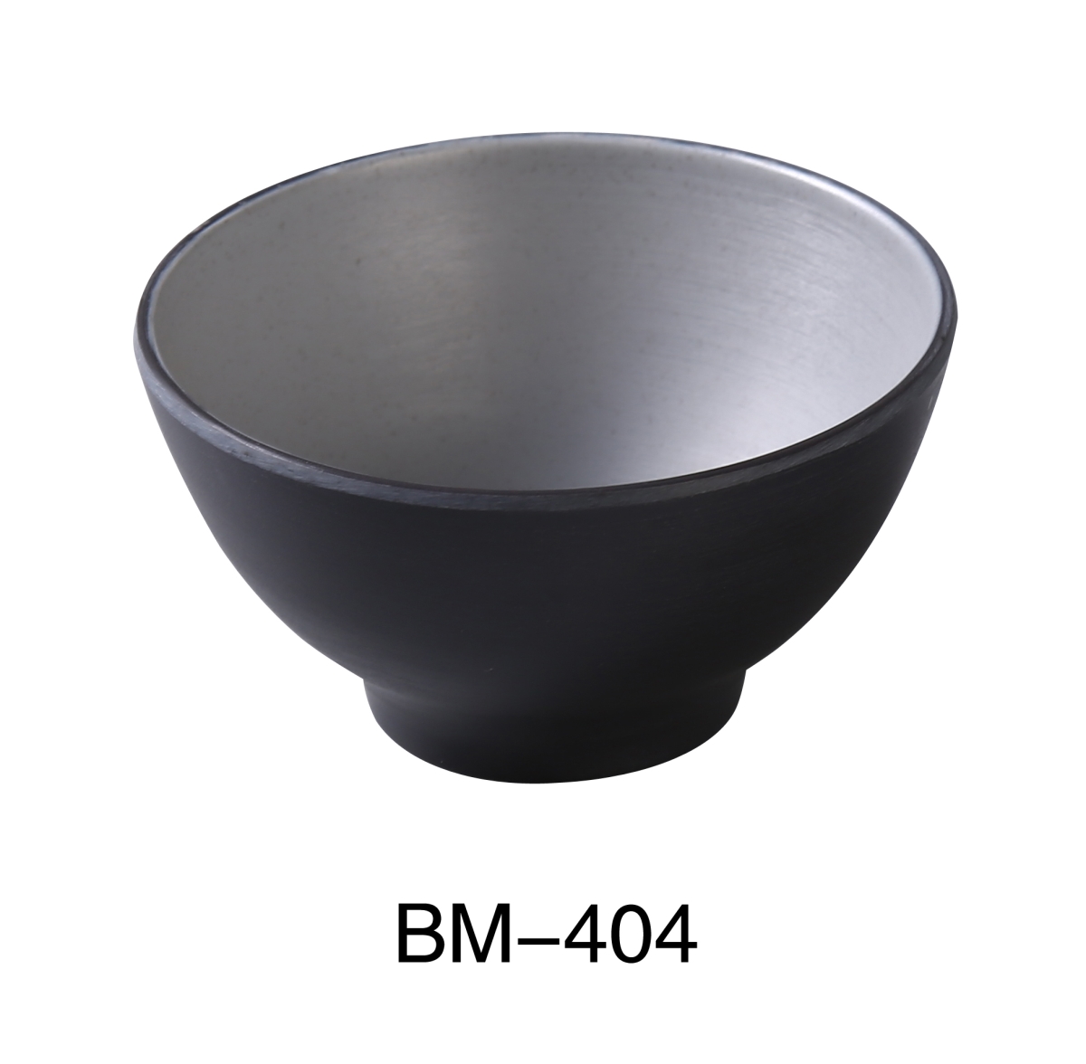 Picture of Yanco BM-404 4.5 x 2.75 in. Birmingham Melamine Scratch Resistant Rice Soup Bowl - 10 oz - Pack of 48