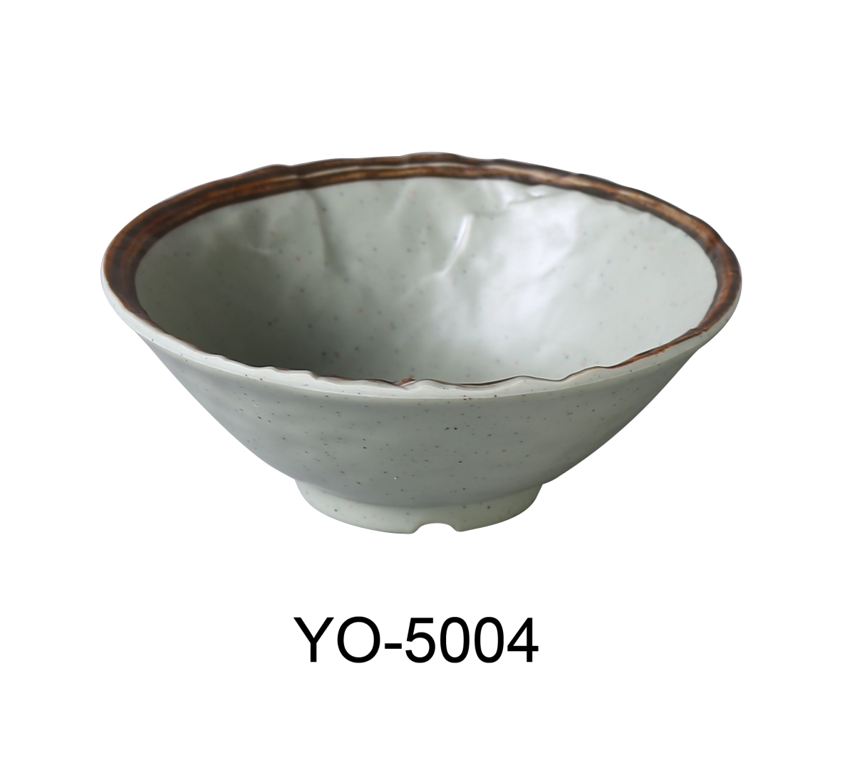 Picture of Yanco YO-5004 4.5 x 2 in. Yoto Melamine Rice Bowl, Matte - 7 oz - Pack of 48