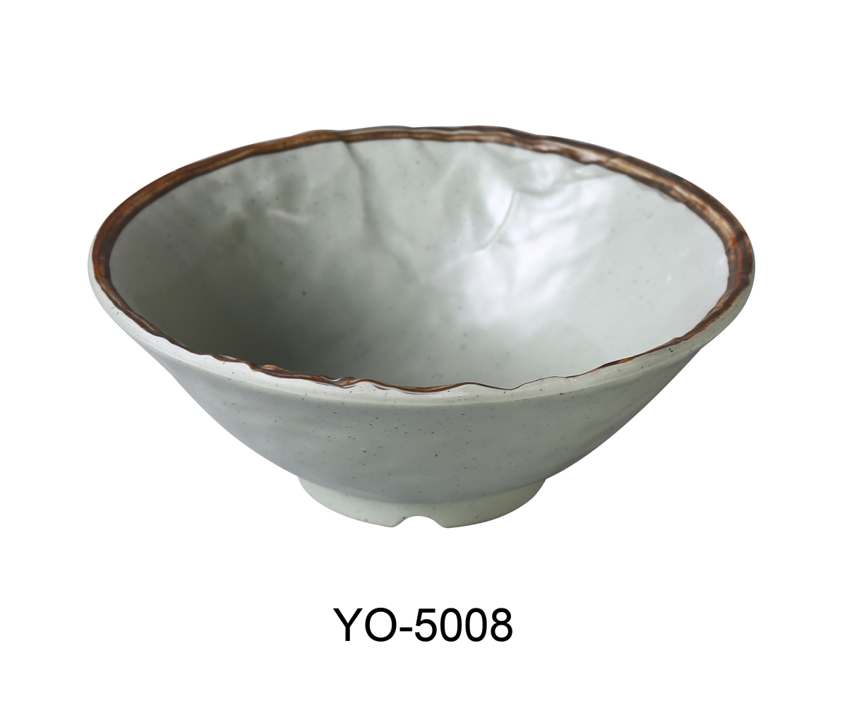 Picture of Yanco YO-5008 8 x 3 in. Yoto Melamine Ramen Bowl, Matte - 32 oz - Pack of 24
