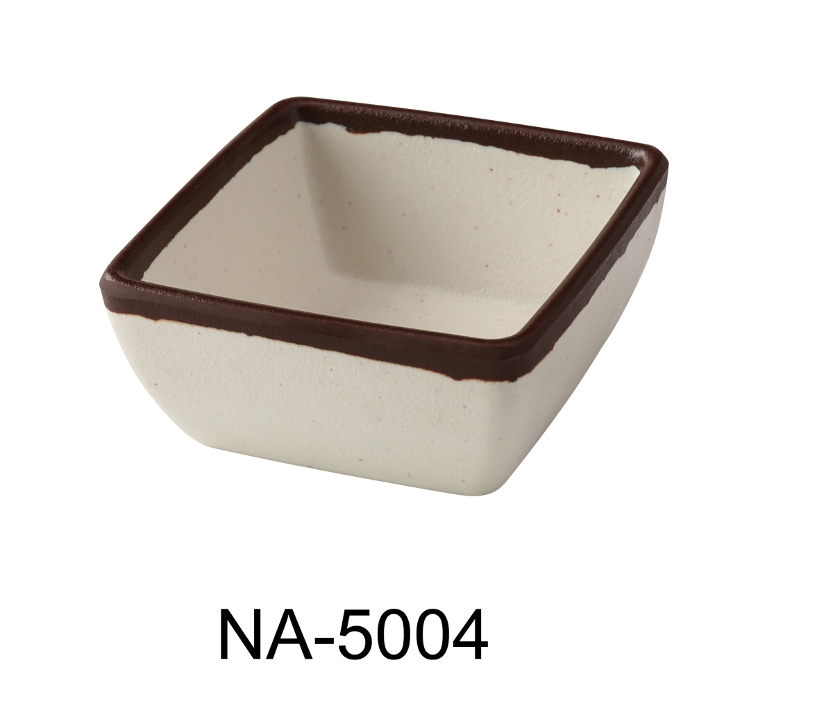 Picture of Yanco NA-5004 Nature Art 3.5 in. Square Sauce Dish, White - 5 oz - Melamine - Pack of 48