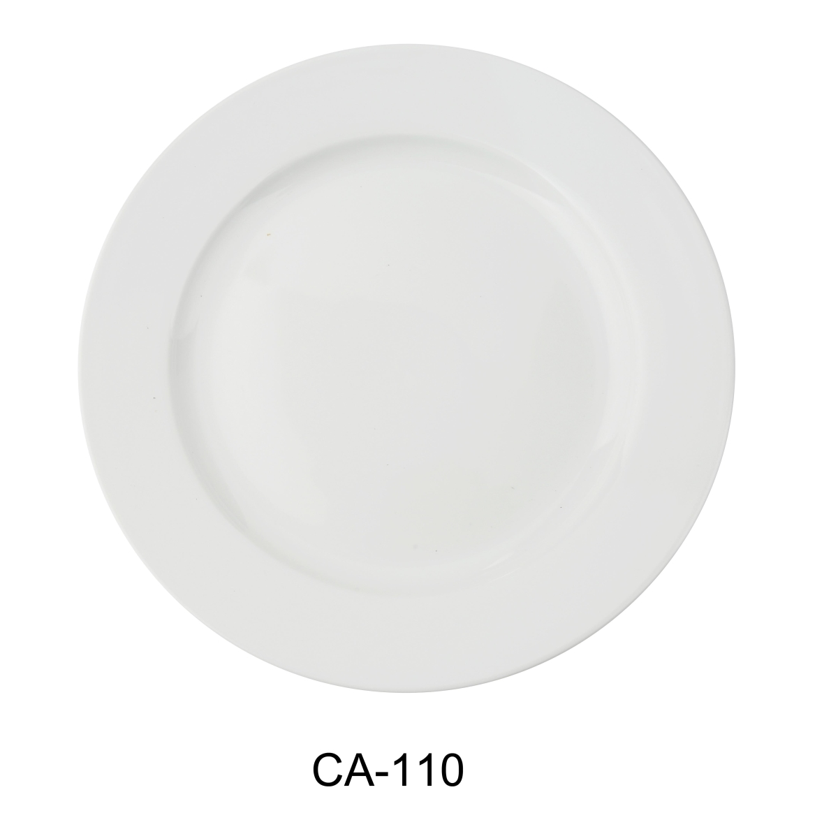 Picture of Yanco CA-110 Cambria 10.5 in. Round Plate, Bright White - China - Pack of 12
