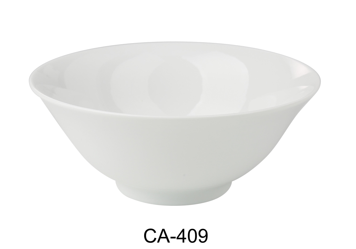 Picture of Yanco CA-409 Cambria 8.5 x 3.5 in. Ramen Bowl, Bright White - 45 oz - China - Pack of 12