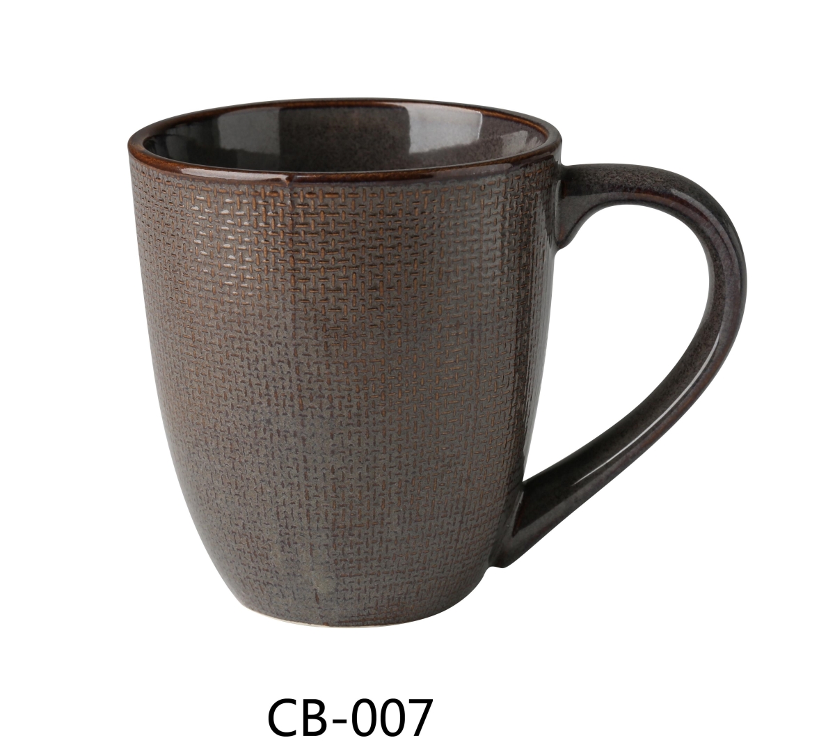 Picture of Yanco CB-007 Cowboy 3.625 x 4 in. Coffee & Tea Mug, Brown - 12 oz - China - Pack of 36