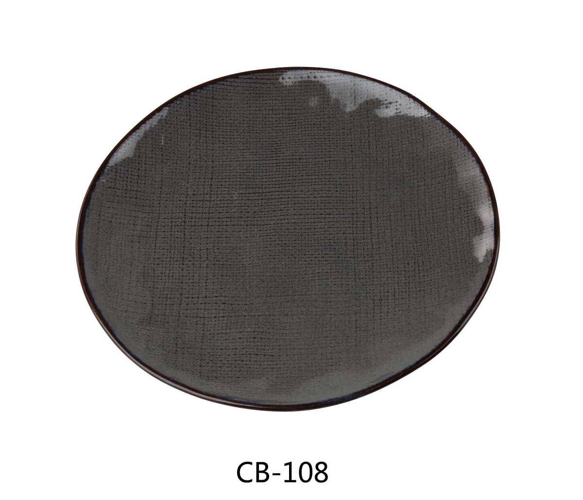 Picture of Yanco CB-108 Cowboy 8.5 x 0.875 in. Round Coupe Plate, Brown - China - Pack of 24