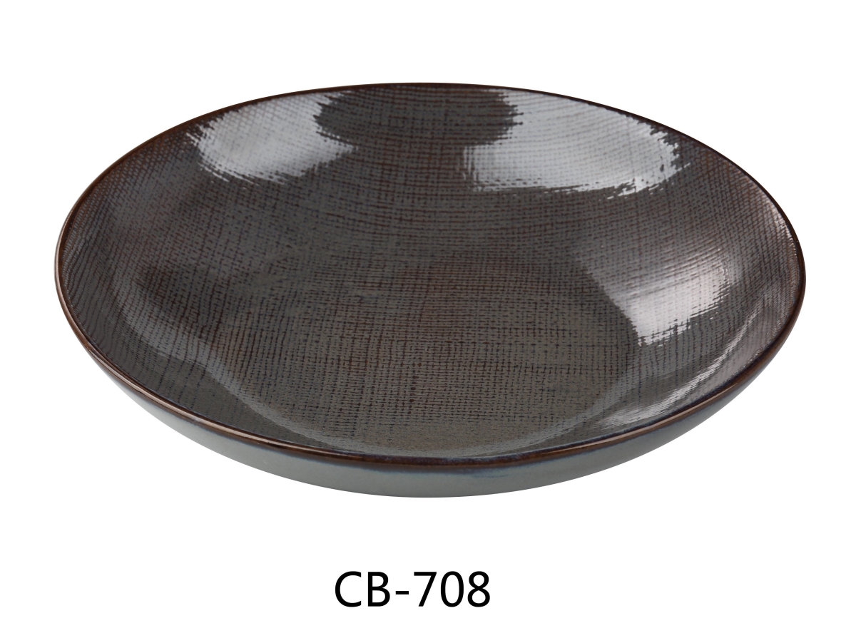 Picture of Yanco CB-708 Cowboy 8.125 x 1.625 in. Salad & Soup Bowl, Brown - 16 oz - China - Pack of 24