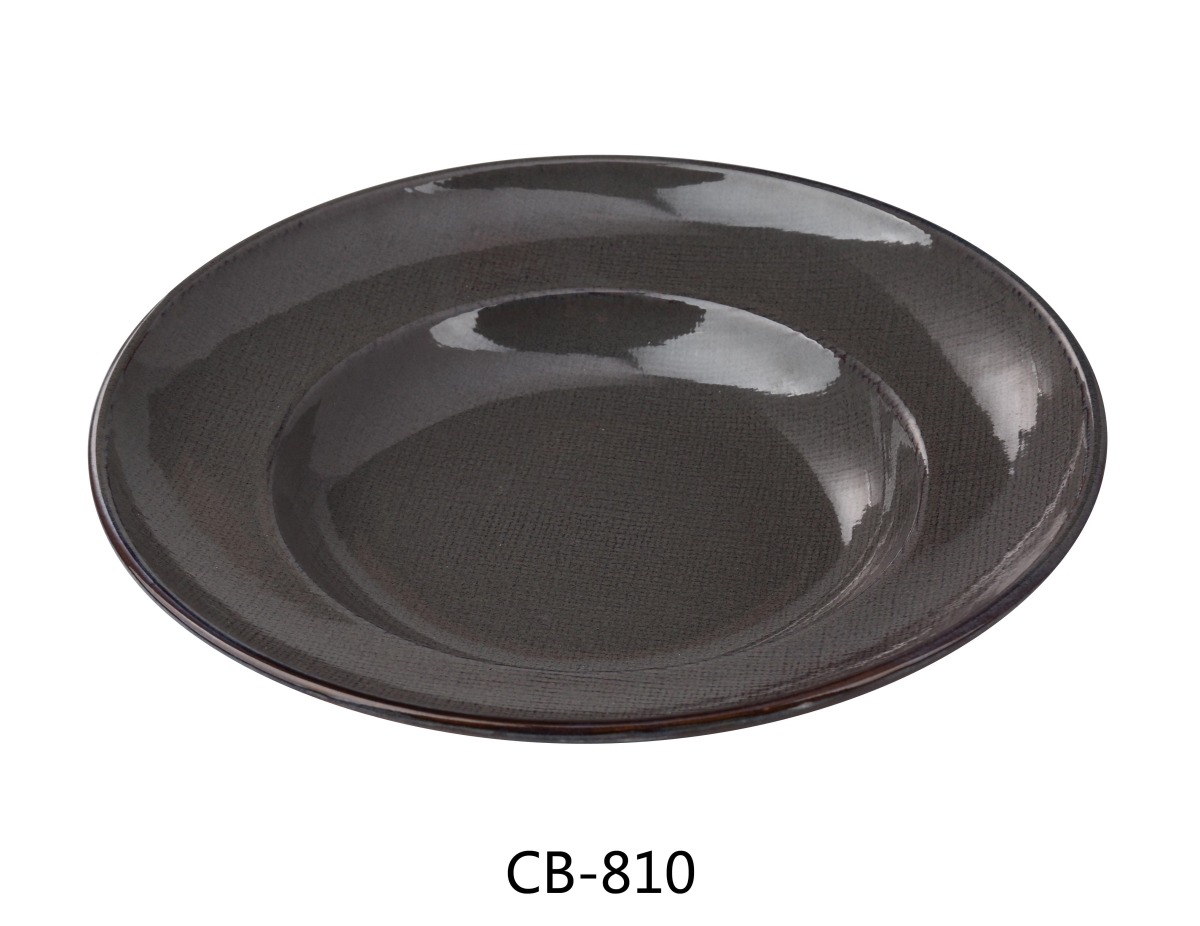 Picture of Yanco CB-810 Cowboy 10.75 x 7 x 2.25 in. Mediterranean Pasta Bowl, Brown - 12 oz - China - Pack of 12