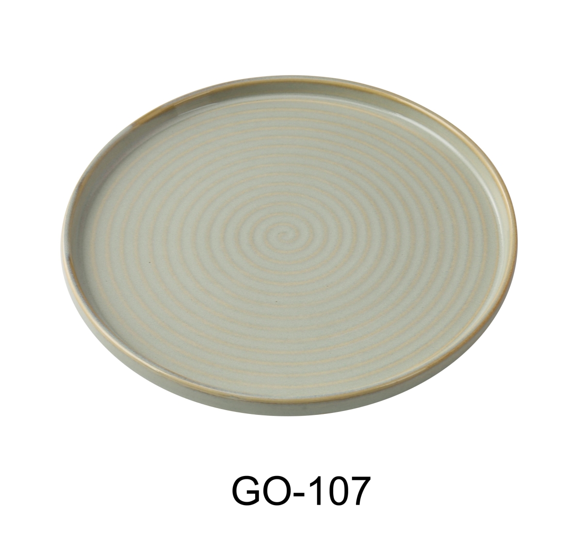 Picture of Yanco GO-107 Golden Coast 7.25 x.0.75 in. Round Plate with Upright Rim - China - Pack of 36