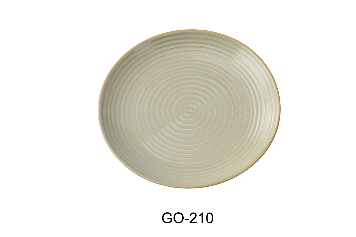 Picture of Yanco GO-210 Golden Coast 10 x 1 in. Coupe Plate - China - Pack of 12