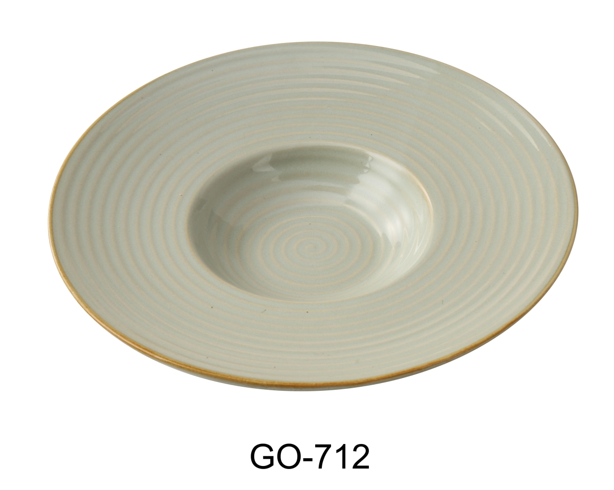 Picture of Yanco GO-712 Golden Coast 12 in. Dessert Plate - 12 oz - China - Pack of 12