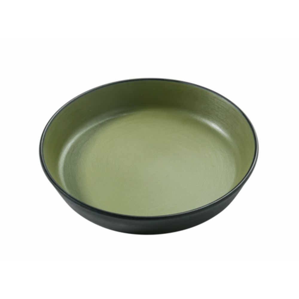 Picture of Yanco BM-506GR 12 oz Birmingham Melamine 6.50 x 1.25 in. Deep Dish - Gray & Green