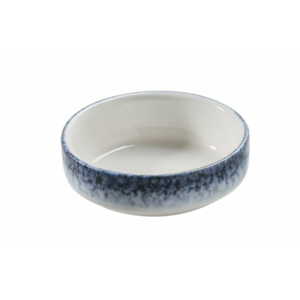 Picture of Yanco UN-603 1 oz Universe Chinaware 2.50 x 0.75 in. Sauce Dish - White & Blue