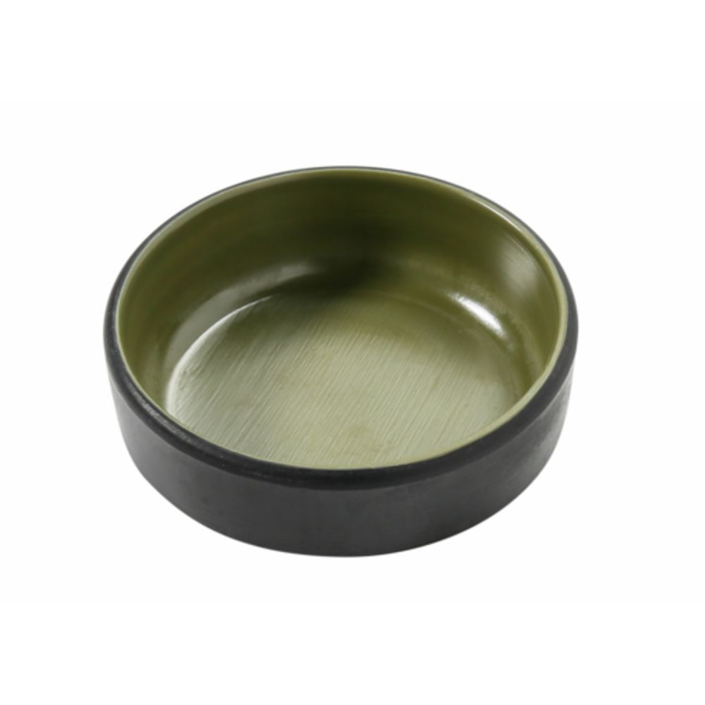 Picture of Yanco BM-4003GR 2 oz Birmingham Melamine 3 x 1 in. Sauce Dish - Gray & Green
