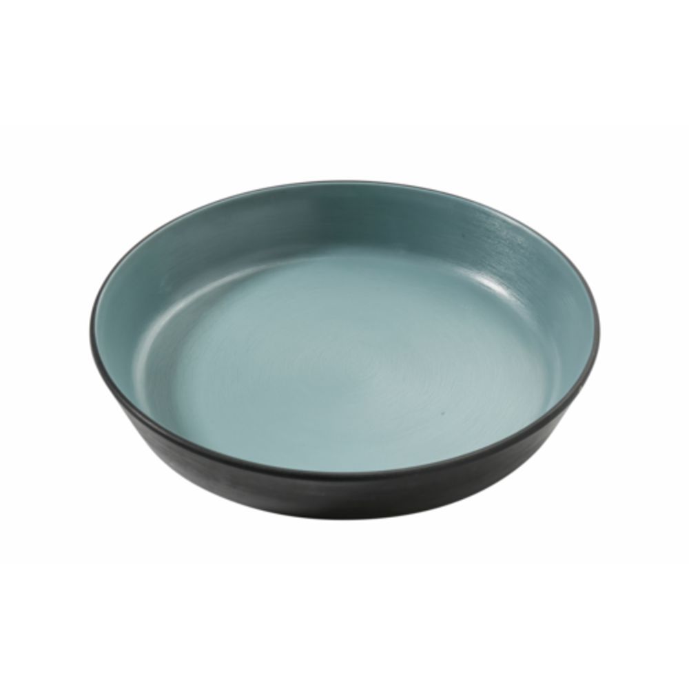 Picture of Yanco BM-508TL 24 oz Birmingham Melamine 8.50 x 1.75 in. Deep Dish - Gray & Teal
