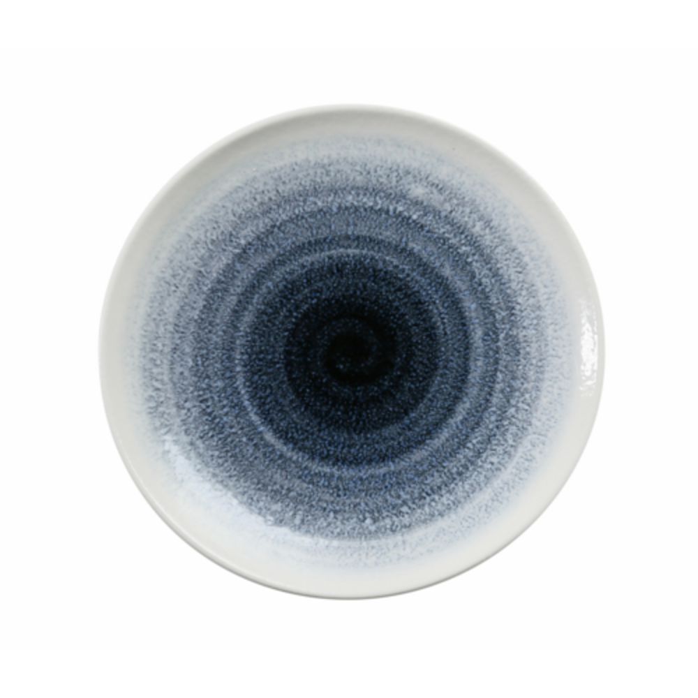 Picture of Yanco UN-110 Universe Chinaware 10.50 x 1 in. Couple Plate - White & Blue