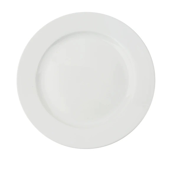 Picture of Yanco International CA-106 6.5 x.5 in. Cambria Round Plate, White