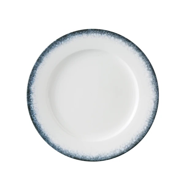 Picture of Yanco International MR-110 10.25 x 1 in. Mars Dinner Plate - White & Blue
