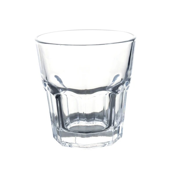 Picture of Yanco International AM-105 3 x 2.75 x 1.62 x 2.75 in. Aqua Mist Double Shot Glass, Clear - 5 oz