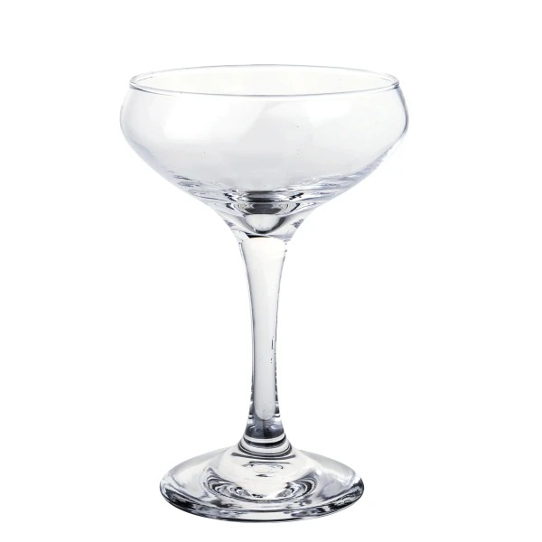 Picture of Yanco International AS-408 6 x 3.75 x 3 x 4.12 in. Aqua Spirits Cocktail Coupe Glass&#44; Clear - 8.5 oz