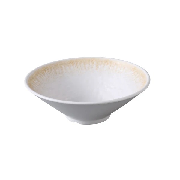 Picture of Yanco International OP-407 7.75 x 2.5 in. Optimum Bowl, White & Brown - 32 oz