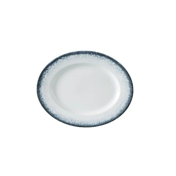 Picture of Yanco International MR-212 12 x 9.5 x 1 in. Mars Oval Plate, White & Blue