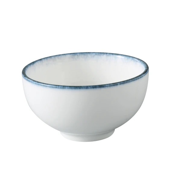 Picture of Yanco International MR-504 4.5 x 2.5 in. Mars Rice Bowl, White & Blue - 10 oz