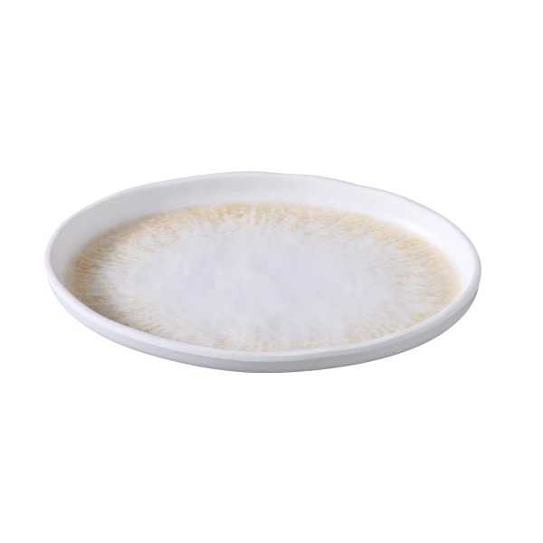 Picture of Yanco International OP-210 10.25 x 6.75 x 1 in. Optimum Platter - White & Brown