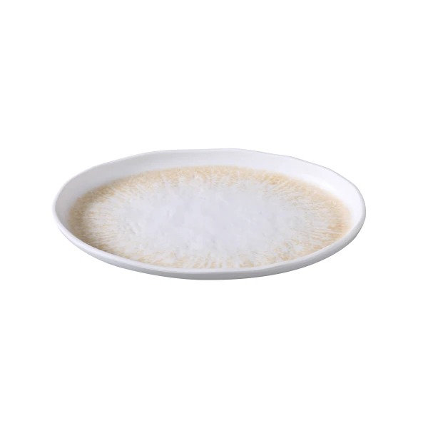Picture of Yanco International OP-212 12.25 x 8.25 x 1.12 in. Optimum Platter, White & Brown