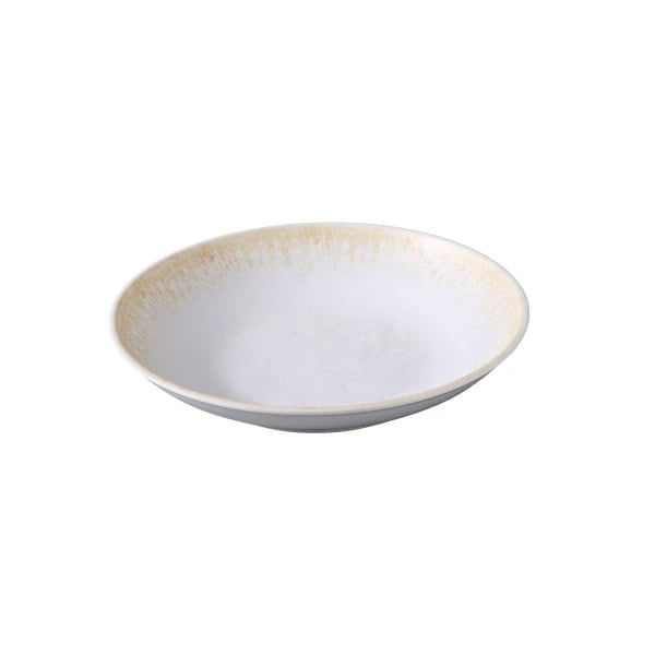 Picture of Yanco International OP-308 8.5 x 1.5 in. Optimum Salad Bowl, White & Brown - 22 oz
